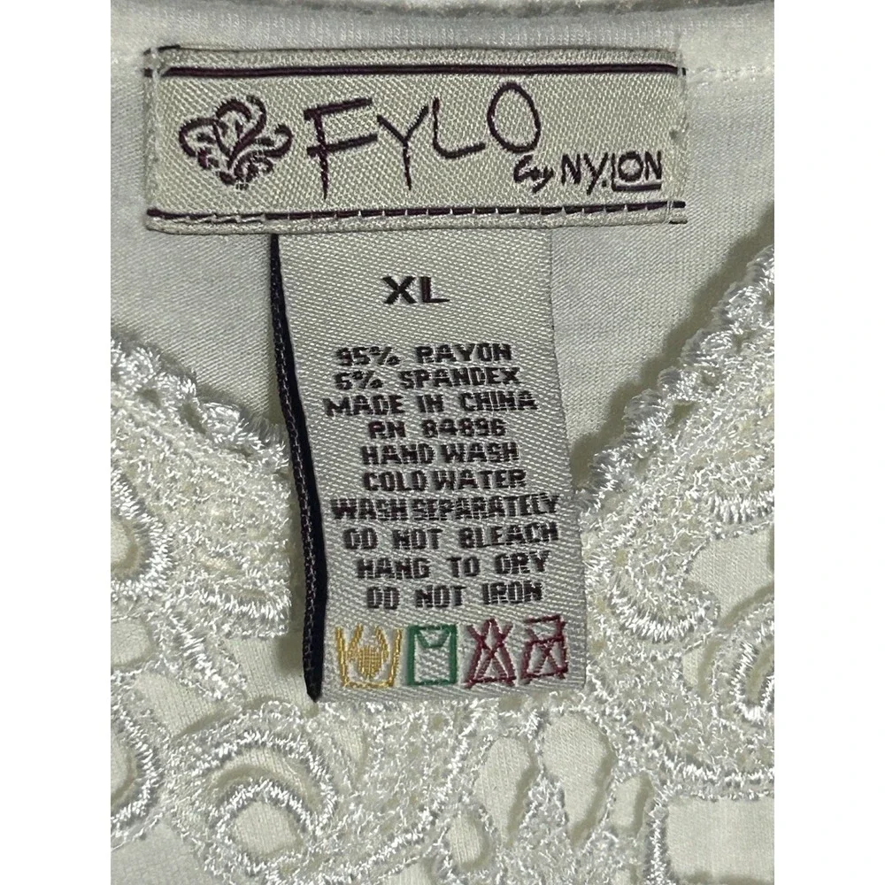 Fylo Woman's Tank Top Y2K Cottage Core Romantic‎ Bohemian Adjustable Strap XL - Picture 5 of 9